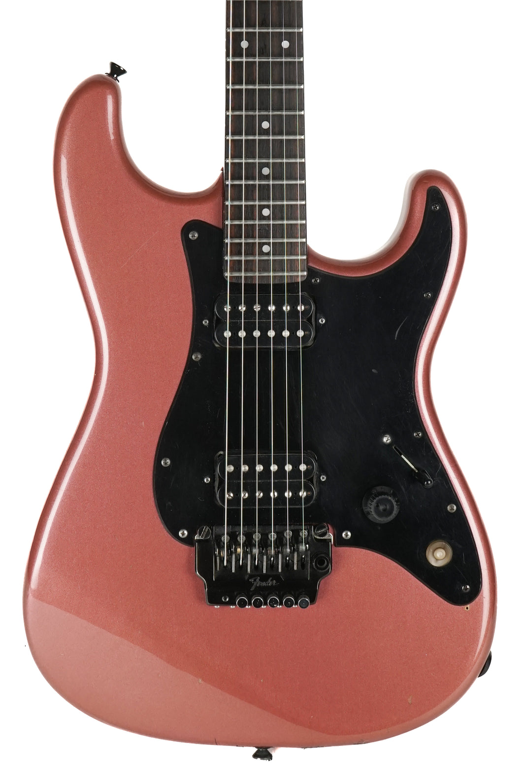 1980's Fender HH Contemporary Stratocaster MIJ Burgundy Mist