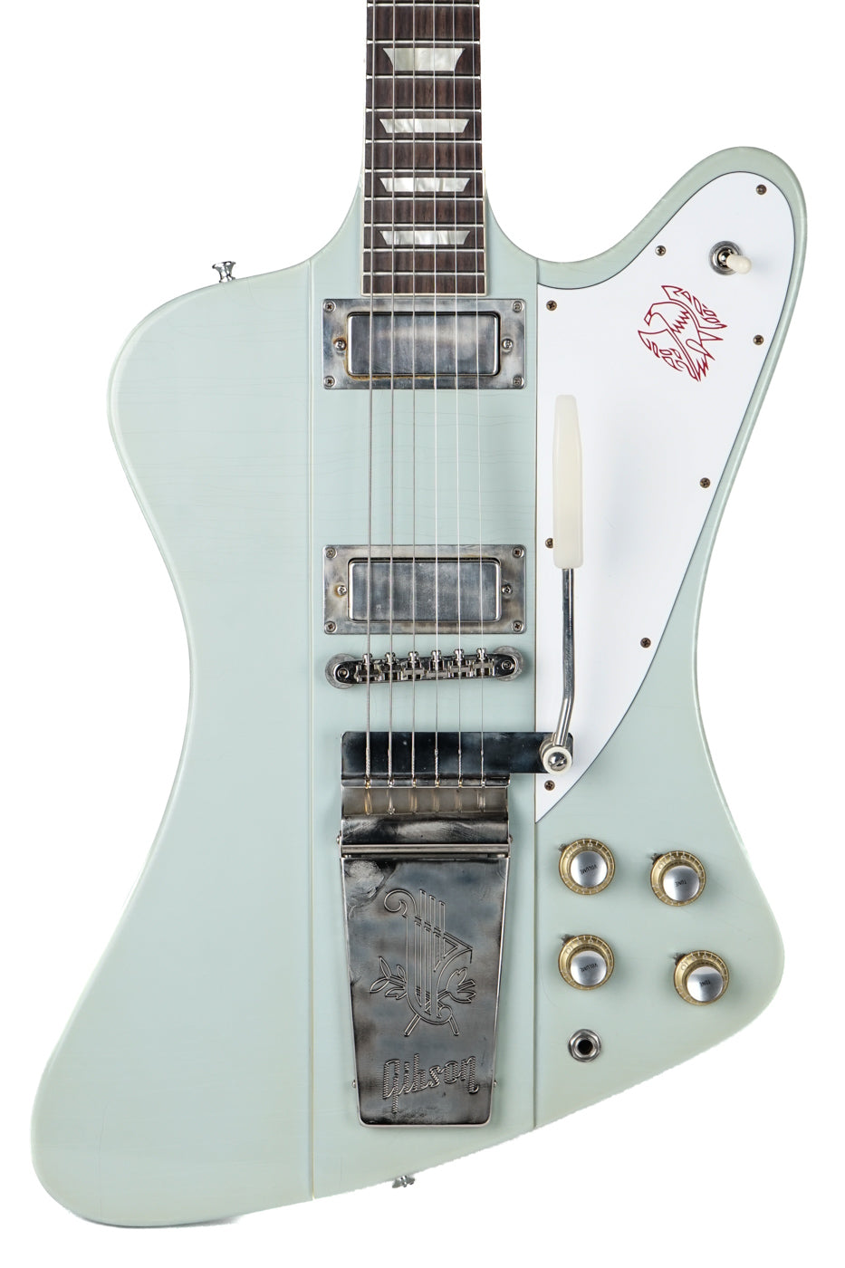 New Gibson Custom Shop 1963 Firebird V Antique Frost Blue Murphy Lab Ultra Light Aged