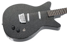 Load image into Gallery viewer, New Danelectro "One Off" '59 DC Baritone Black Metalflake W/ Faux Ostrich Binding
