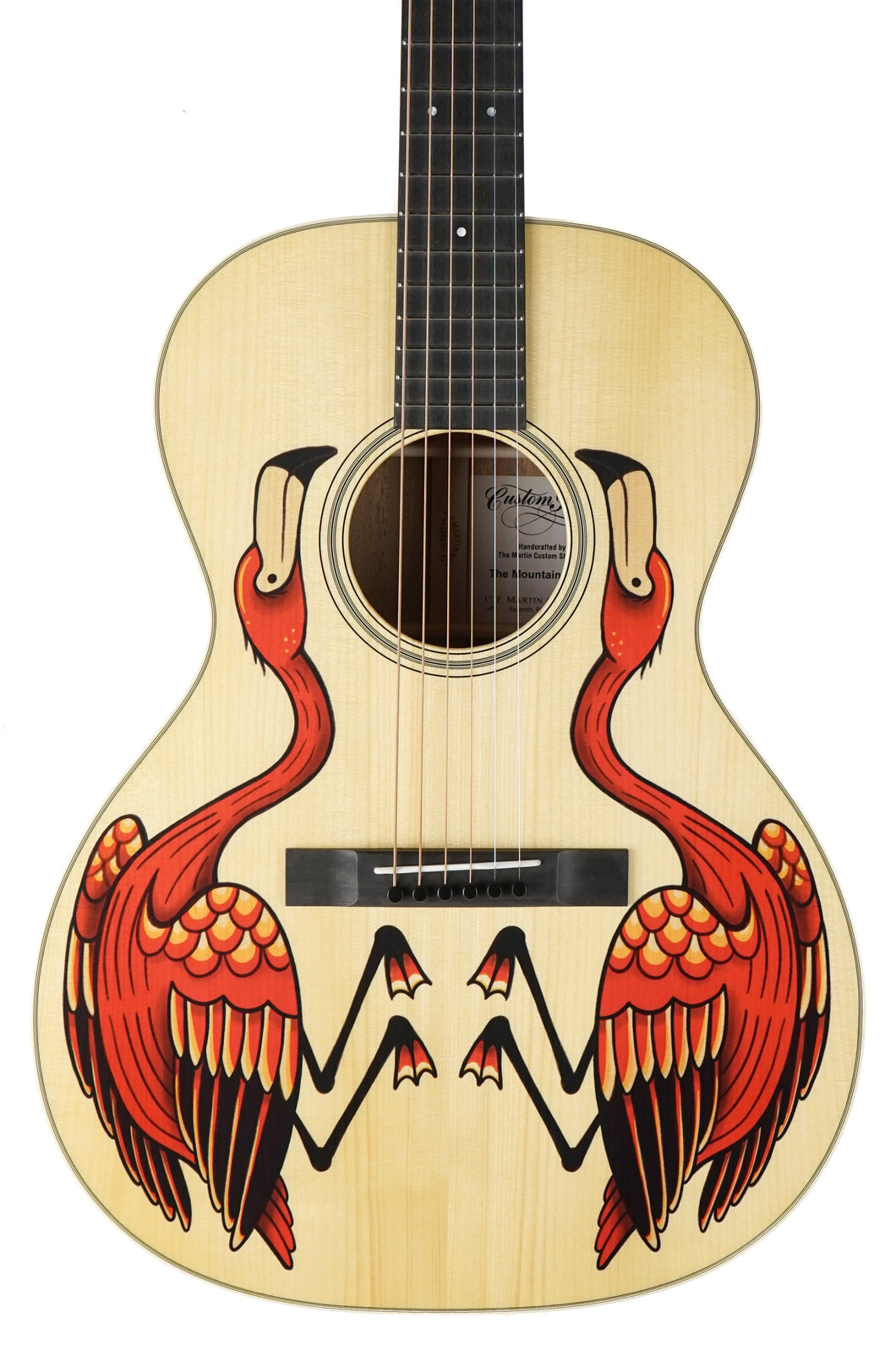 New Martin Custom Shop 00 Style Pink Birds of Paradise