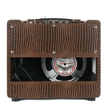 Load image into Gallery viewer, New Magnatone Baby M-80 Combo Brown French Alligator Tolex / Gold Stripe Grill #8783
