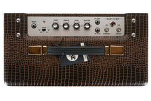 Load image into Gallery viewer, New Magnatone Baby M-80 Combo Brown French Alligator Tolex / Gold Stripe Grill #8980
