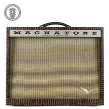 Load image into Gallery viewer, New Magnatone Kingston 12" Combo French Alligator Tolex / Gold Stripe Grill #8964
