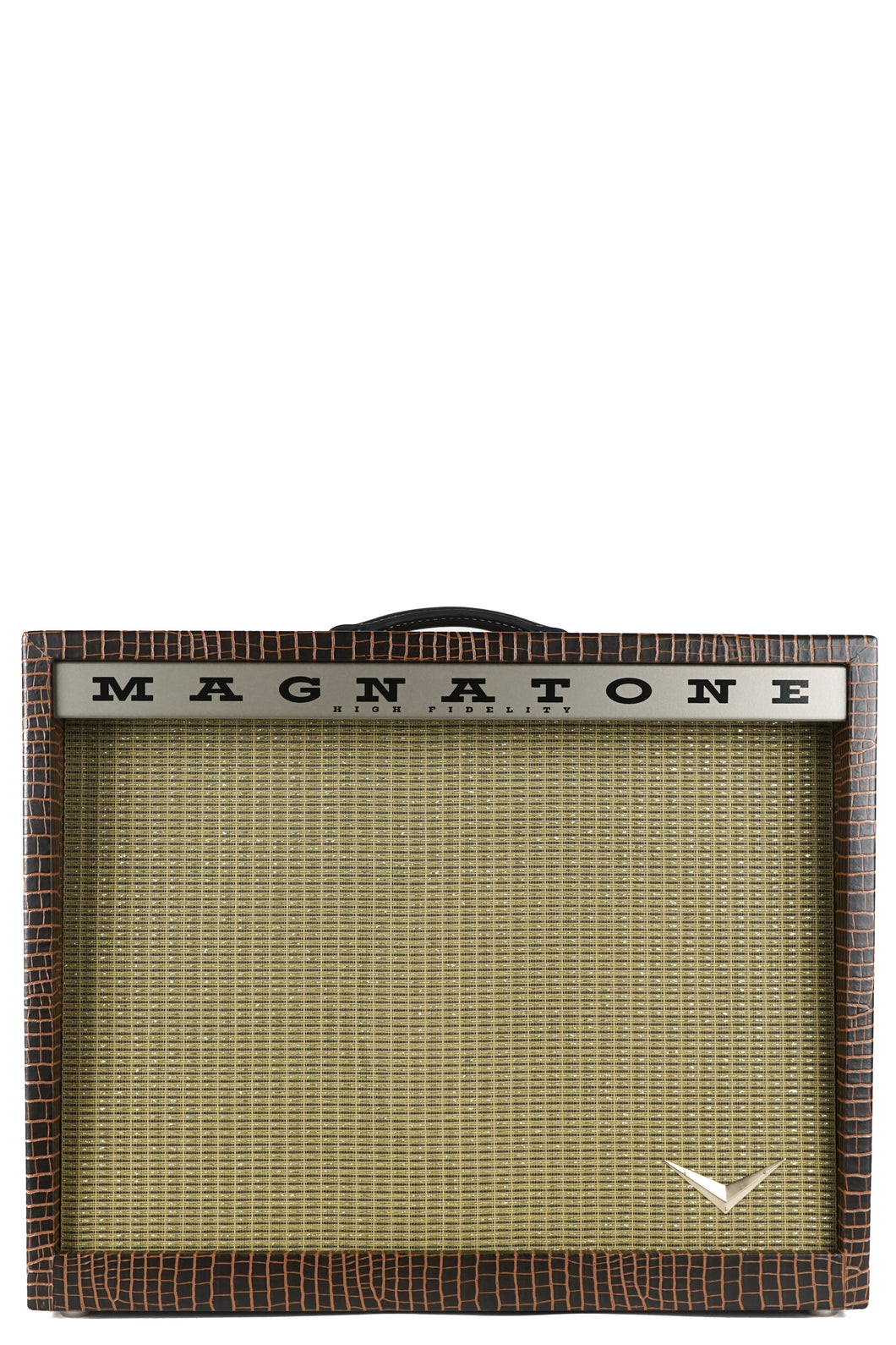 New Magnatone Twilighter Combo Brown French Alligator Tolex / Gold Stripe Grill