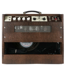 Load image into Gallery viewer, New Magnatone Twilighter Combo Brown French Alligator Tolex / Gold Stripe Grill
