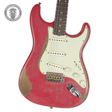 Load image into Gallery viewer, 2023 Fender Custom &#39;63 Stratocaster Relic Masterbuilt Greg Fessler Faded Dakota Red
