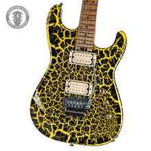 Load image into Gallery viewer, New Charvel Custom Shop San Dimas Floyd Rose 2H Graffiti Yellow Crackle
