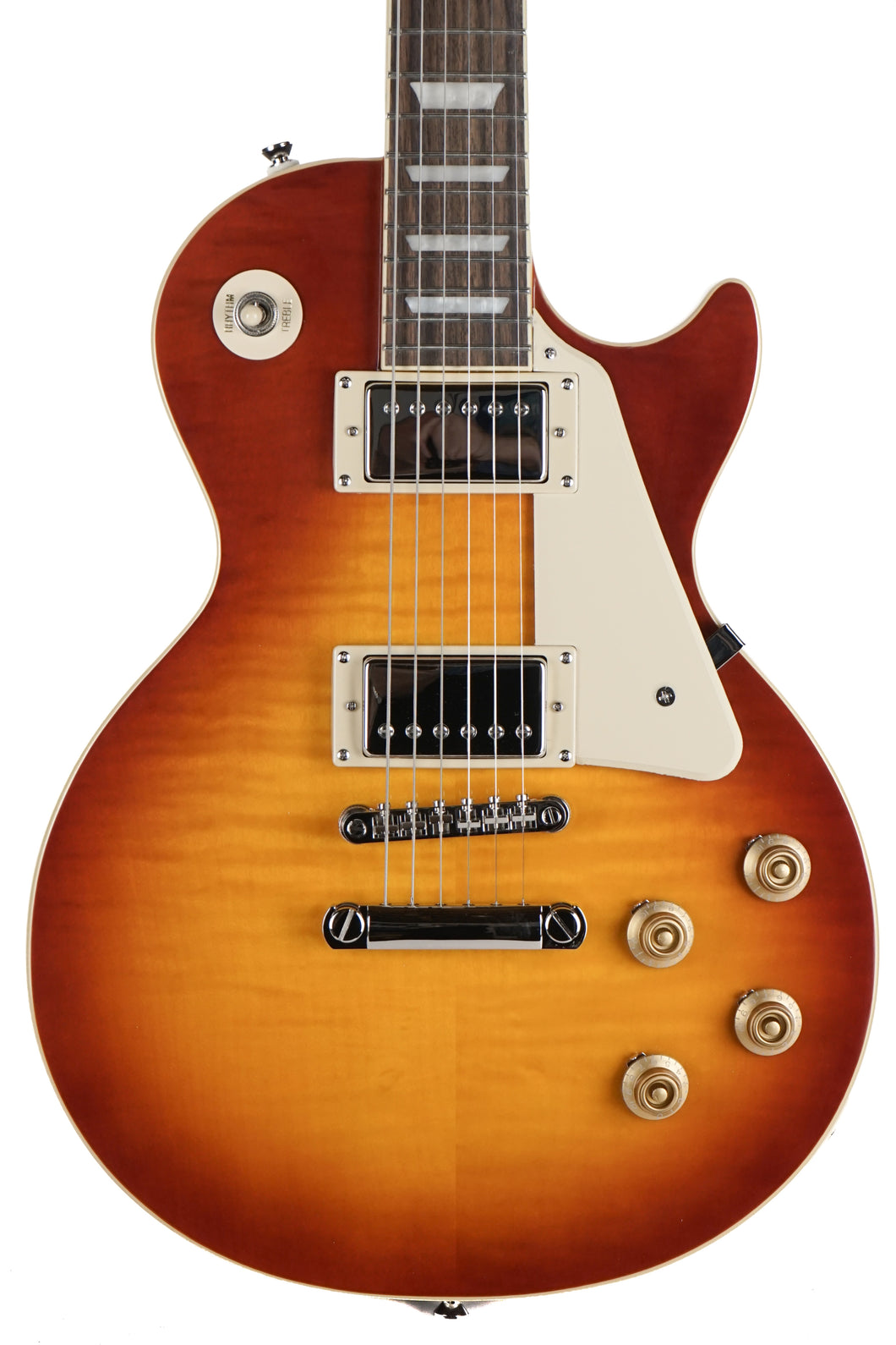 New Epiphone Les Paul Standard 50s Figured Top Washed Cherry Sunburst
