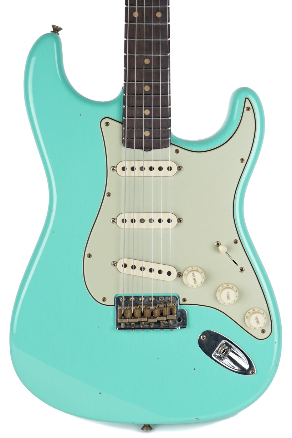 New Fender Custom Shop 1959 Stratocaster Journeyman Relic Seafoam Green