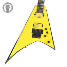 Load image into Gallery viewer, New Jackson Custom Shop Rhoads RR Nitro Relic Graffiti Yellow w/ Black Bevels FU Tone Upgrades
