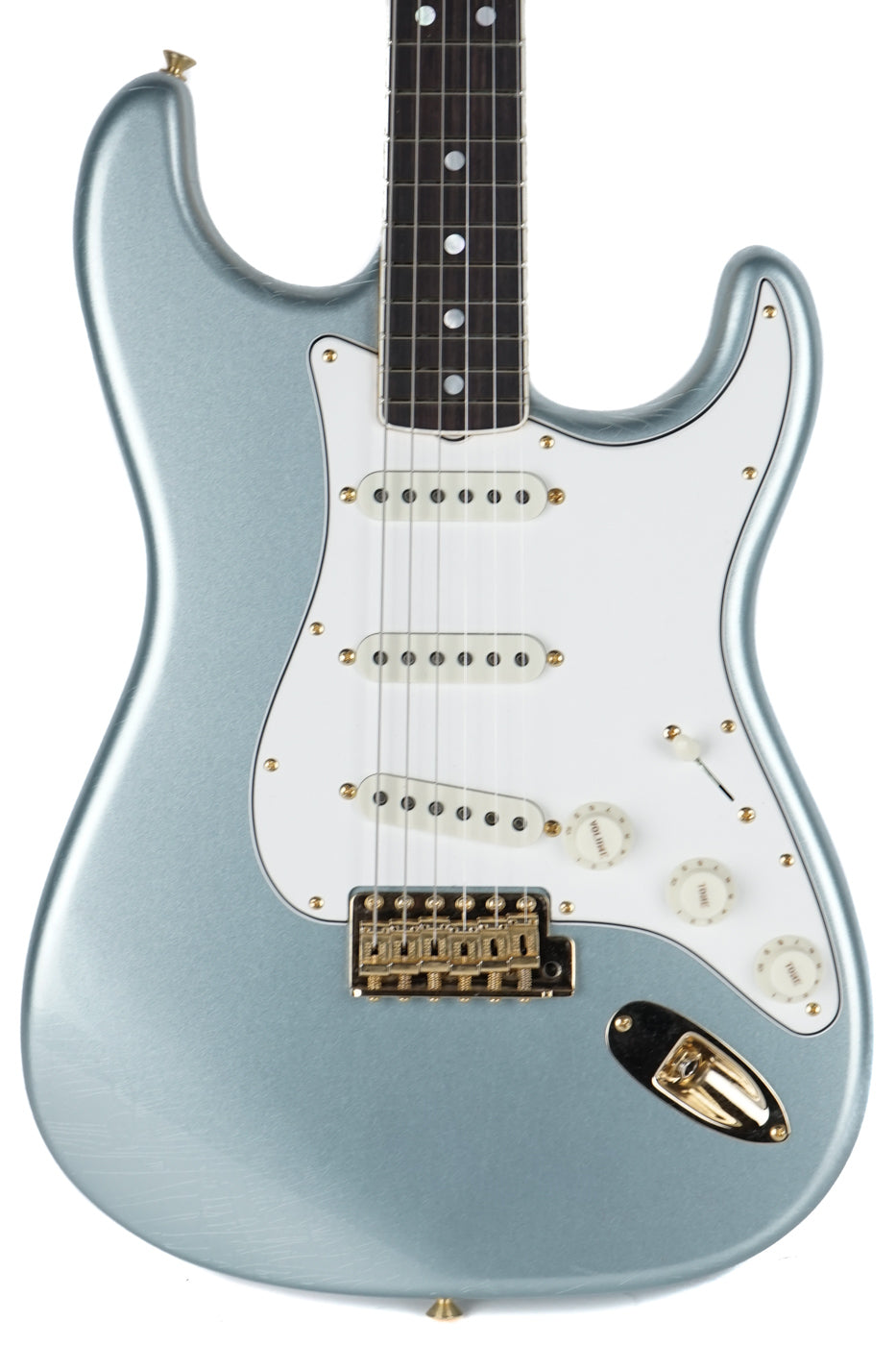 New Fender Custom Shop 1965 Stratocaster Deluxe Closet Classic Fire Mist Silver