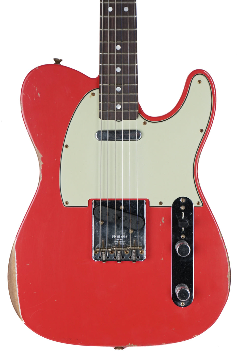 New Fender Custom Shop '64 Telecaster Relic Fiesta Red