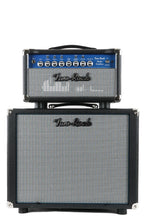 Load image into Gallery viewer, New Two Rock Studio Overdrive Head and 1x12 Pine Cabinet Black Bronco / Silver Blue Smoke Grill
