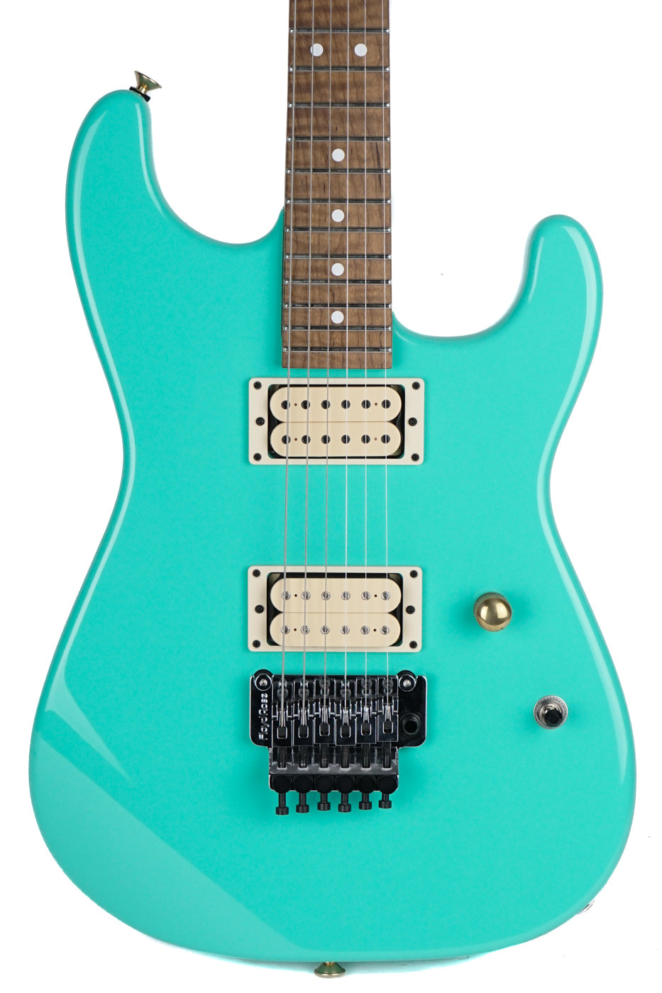 New Charvel Custom Shop San Dimas Floyd Rose 2H Seafoam Green