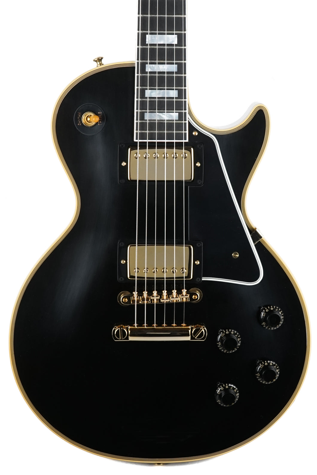 New Gibson Custom Shop 1957 Les Paul Custom Reissue 2 Pickup VOS Ebony