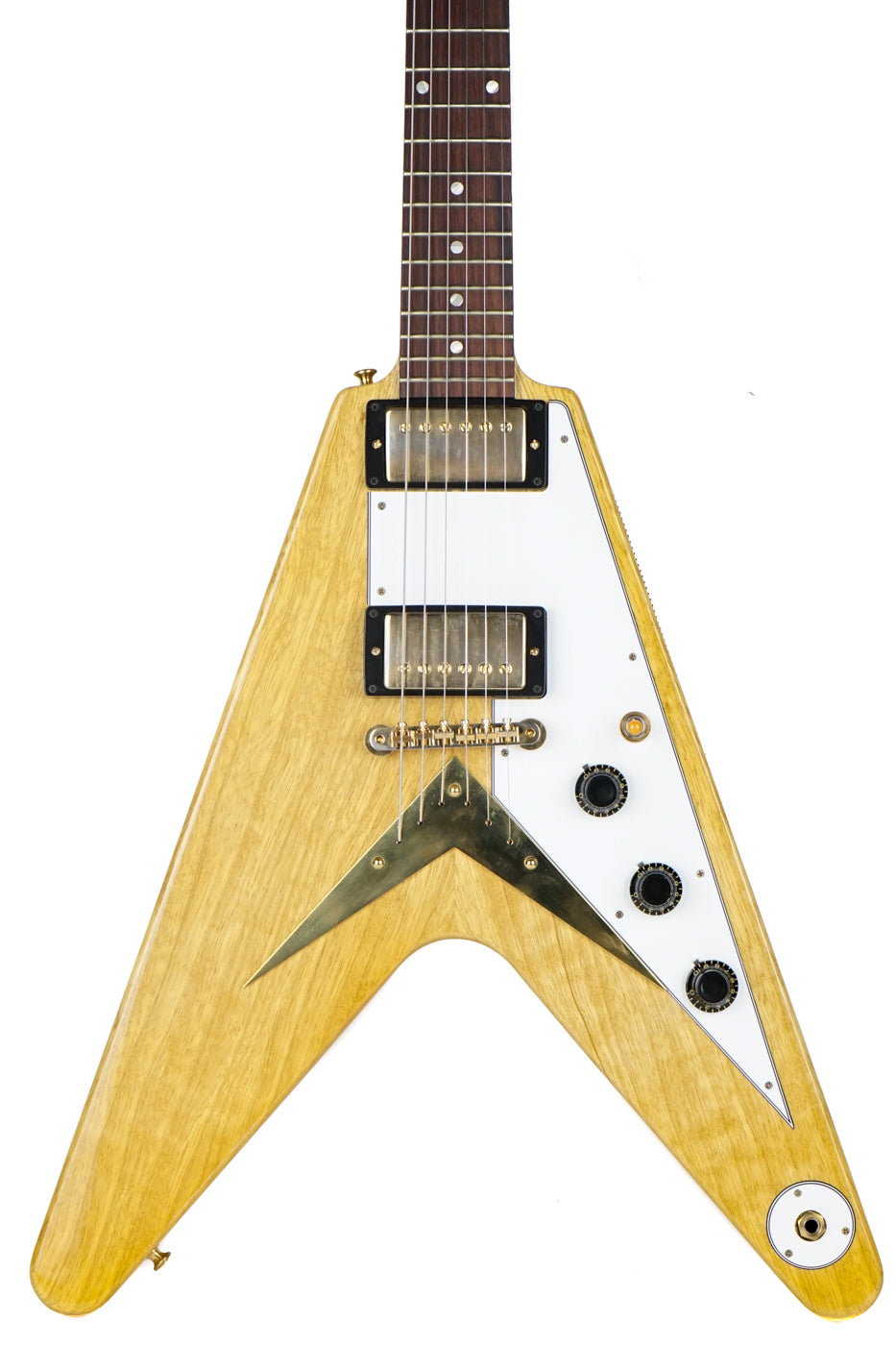 2023 Gibson Custom Shop 1958 Korina Flying V Natural