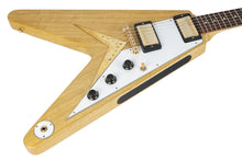 Load image into Gallery viewer, 2023 Gibson Custom Shop 1958 Korina Flying V Natural
