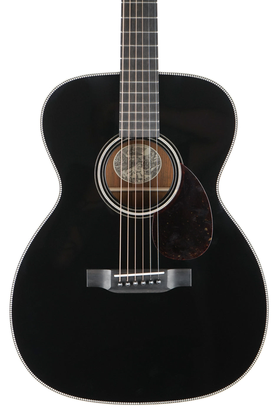 New Collings OM2H Black Top Cocobolo Back & Sides