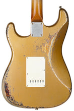 Load image into Gallery viewer, New Fender Custom Shop Levi Perry Masterbuilt &#39;62 Stratocaster Heavy Relic Aged Shoreline Gold Over Sunburst
