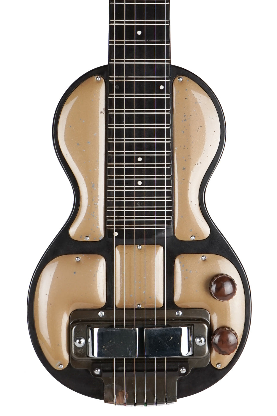 1950 Bronson Melody King 52 Lap Steel Tan Gold