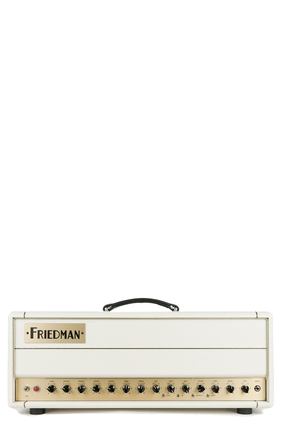 New Friedman BE-50 Deluxe Head Custom Color White Levant Tolex