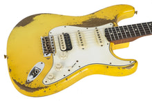 Load image into Gallery viewer, 2024 Fender Custom Shop &#39;60 Heavy Relic Stratocaster Levi Perry Masterbuilt Graffiti Yellow HSS
