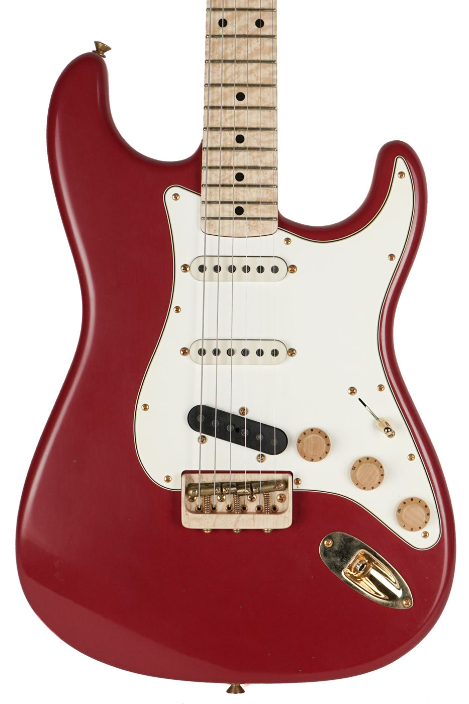 2023 Fender Custom Shop Austin Macnutt Masterbuilt Prestige Wood Bridge Stratocaster Dakota Red