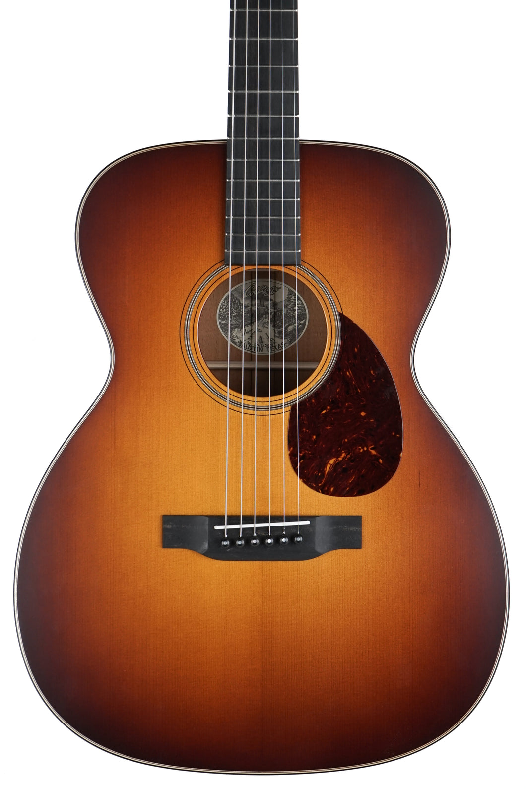 New Collings OM1 JL Julian Lage Sunburst Adirondack Top