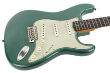Load image into Gallery viewer, 2024 Fender Custom Shop Andy Hicks Masterbuilt 1960 Stratocaster Journeyman Relic Sherwood Green Metallic Brazilian Rosewood Birdseye Neck
