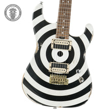 Load image into Gallery viewer, New Jackson Custom Shop Thunder Mod Brass Trem San Dimas Nitro Relic White With Black Bullseye TRG Exclusive
