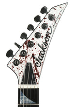 Load image into Gallery viewer, New Jackson USA Custom Shop Rhoads Tune-O-Matic Snow White with Blood Red Splatter #RR4202
