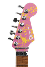 Load image into Gallery viewer, New Charvel Custom Shop San Dimas Pink Yellow Splatter
