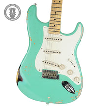 Load image into Gallery viewer, 2023 Fender Custom Shop Masterbuilt Kyle McMillan &#39;58 Stratocaster Relic Faded Aged Seafoam Green Over Sunburst
