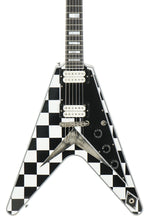 Load image into Gallery viewer, New Gibson Custom Flying V Custom Checkerboard VOS TRG Stinger Series #CS601166
