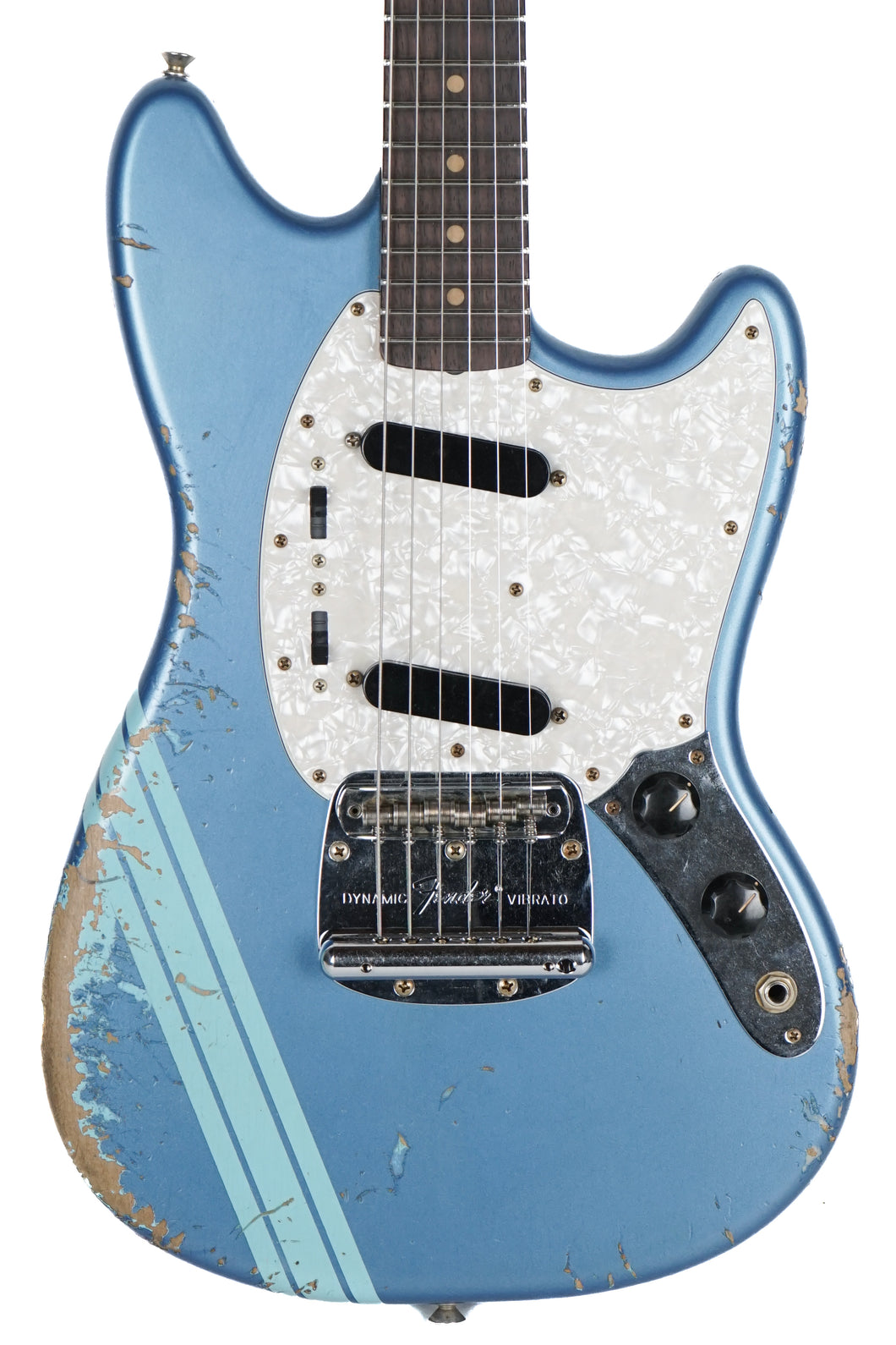 New Fender Custom Shop 60's Heavy Relic Competition Mustang Lake Placid Blue R134697