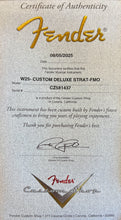 Load image into Gallery viewer, New Fender Custom Shop Custom Deluxe Stratocaster NOS Fire Mist Orange B-Stock
