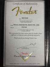 Load image into Gallery viewer, New Fender Custom Shop 1962 Thunder Road Jazzmaster Journeyman Relic Sonic Blue
