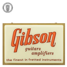 Load image into Gallery viewer, Gibson "Guitars &amp; Amplifiers" Vintage Lighted Sign

