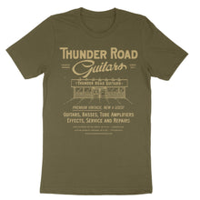 Load image into Gallery viewer, Thunder Road Storefront T Shirt Green
