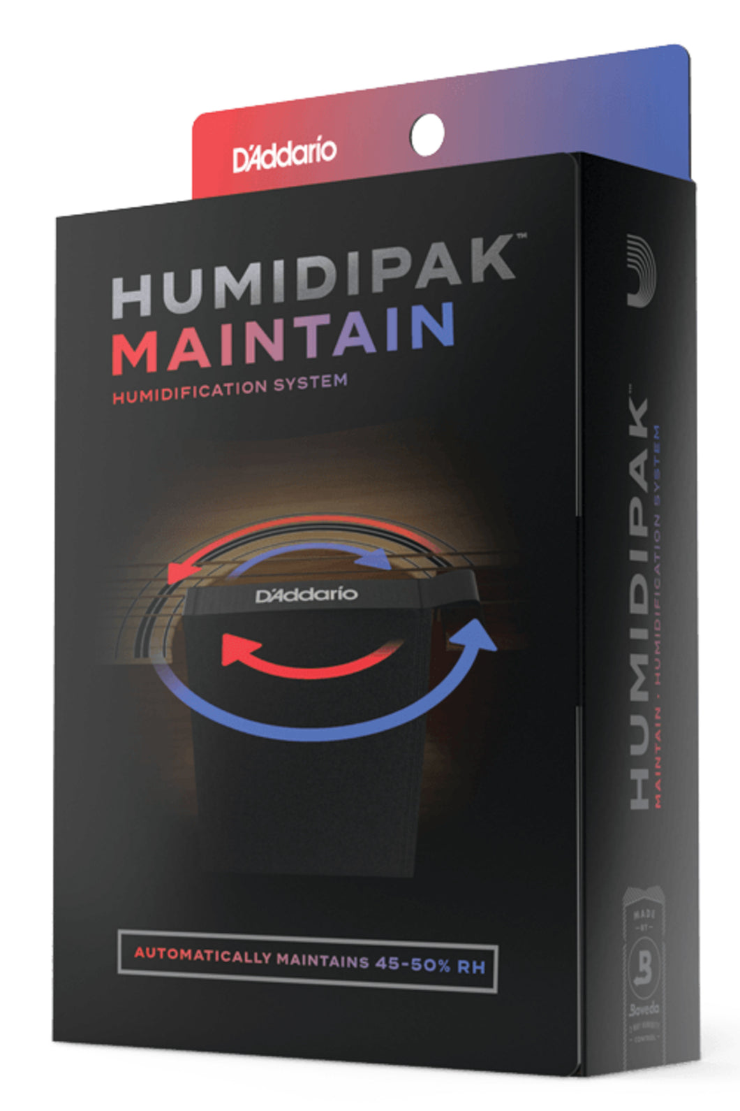 New D'addario Humidipak Maintain Automatic Humidity Control System