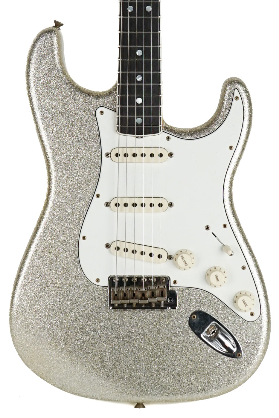 2022 Fender Custom Shop LTD '65 Stratocaster Journeyman Relic Silver Metal-Flake Sparkle